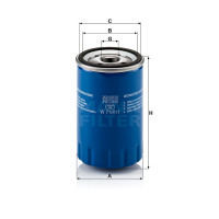 Фильтр масляный MANN-FILTER W 719/11